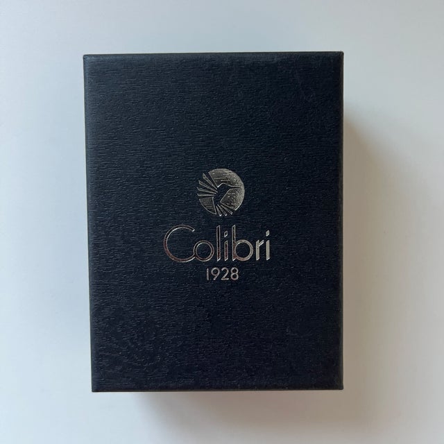 Vintage Chrome Butane Lighter with Box from Colibri, 1970s For Sale - Image 17 of 18