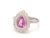 Natural 1.80 cts pink sapphire & 0.65 cts diamond ring in 18k gold For Sale In New York - Image 6 of 18