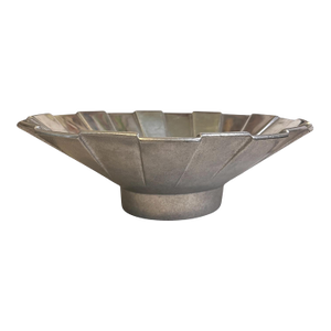 Vintage Wilton Armetale Faceted Salad Bowl