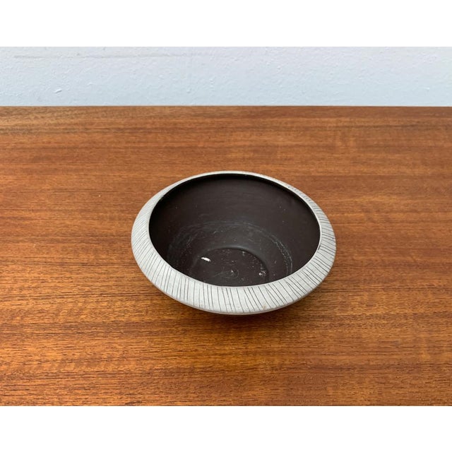 Mid-Century German Pottery Minimalist Bowl, 1960s For Sale - Image 15 of 15