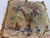 French Aubusson Style Tapestry Pillow with Silk Velvet Backing For Sale - Image 10 of 15