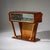 1940s Mid-Century Bar Cabinet with Etched Underwater Scene, Italy For Sale - Image 5 of 11
