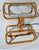 Mid-Century Modern Vintage MCM Mid Century Plycraft Attributed Étagère Oak Glass Wood Shelving Unit Bookcase Display For Sale - Image 3 of 12