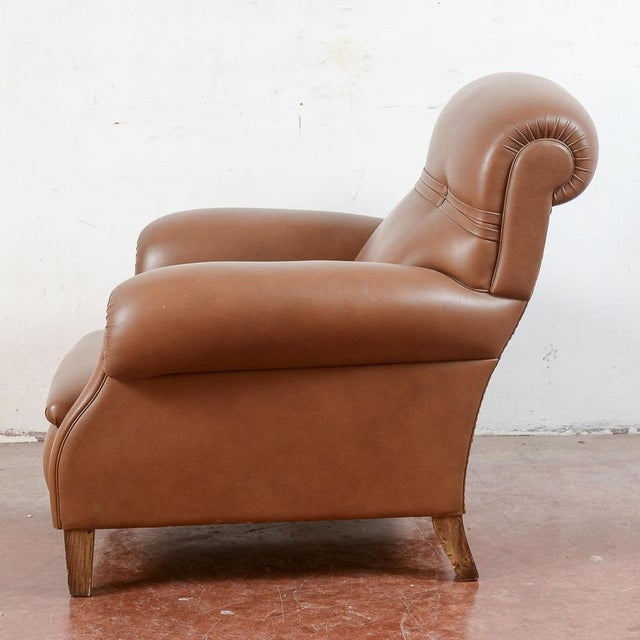 Armchair in Wood and Leather from Poltrona Frau For Sale - Image 5 of 18