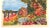 Mid-Century 50s Amalfi Coast Landscape Outsider Folk Art Water Color Painting For Sale - Image 4 of 6
