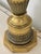 Frederick Cooper 1970s Art Nouveau Brass Swan Handled Lamp For Sale - Image 4 of 9