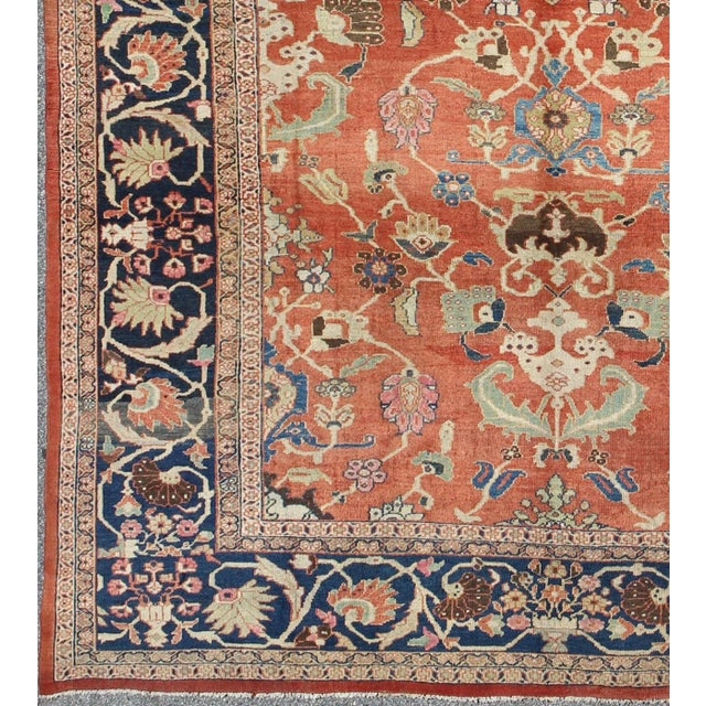 Keivan Woven Arts - This inspiring turn-of-the-century Sultanabad draws heavily from nature for its harmonious design. A...