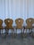 Wood Vintage Tyrolean Heart Cutout Wooden Dining Chairs, 1970s, Set of 6 For Sale - Image 7 of 18