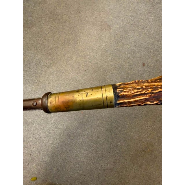 Rare 19th Century Accountant's Cane With Spanish Guard, Circa 1870 For Sale In Indianapolis - Image 6 of 12