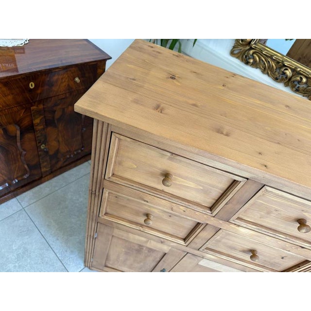 Wood Rustic Shop Chest in Wood For Sale - Image 7 of 18