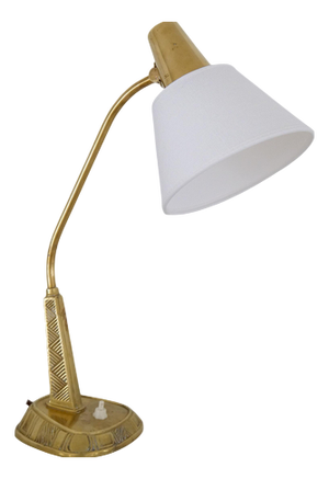 Swedish Brass E1139 Table Lamp by Sonja Katzin for ASEA, 1940s