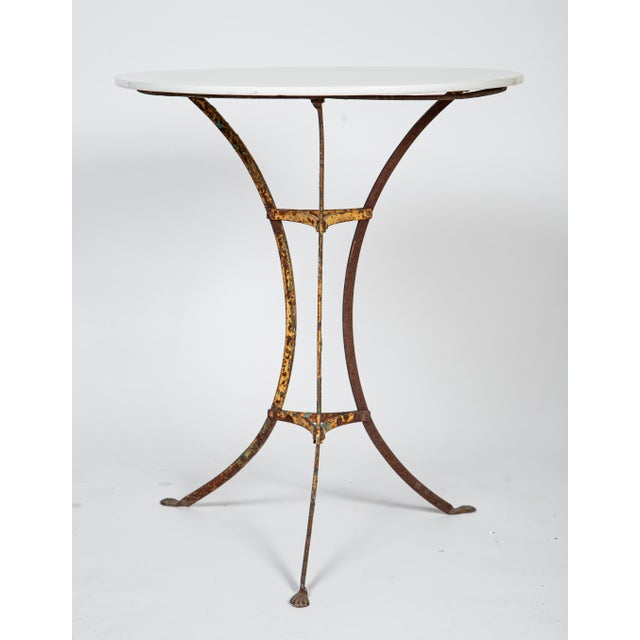 1900 - 1909 Antique Iron Garden Table, Arras, France, Circa 1900 For Sale - Image 5 of 7