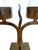 Late 20th Century Jan Barboglio Hand-Forged Iron Candelabra, 3-Foot Statement Candle Holder For Sale - Image 11 of 15