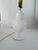 1980s Vintage Modern White Ginger Jar Table Lamp For Sale - Image 5 of 5
