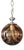 Portuguese Art Deco Globe Pendant Light by Marinha Grande, 1960s For Sale
