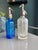 Small Blue Glass Seltzers Soda Syphons Bottles, 1890s, Set of 2 For Sale - Image 4 of 16