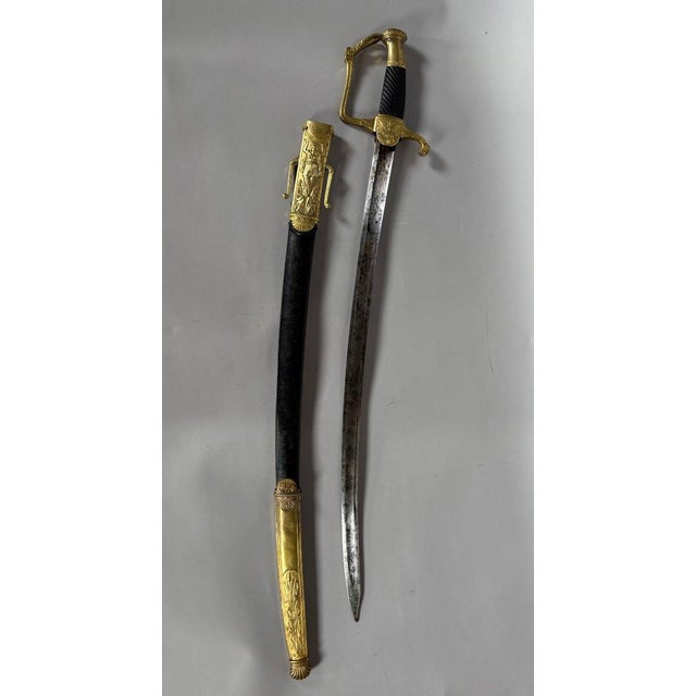 Naval officer's sword, Prairial model, Year XII, Empire, 19th century For Sale - Image 11 of 12