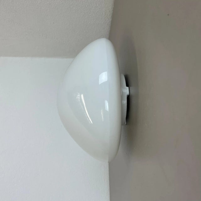 Glass Wv339 Ceiling Light by Wilhelm Wagenfeld for Lindner, Germany, 1960s For Sale - Image 3 of 17