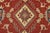 Kazak Rug 9’3” X 13’8” Red Wool Tribal Hand-Knotted Oriental Carpet For Sale In Philadelphia - Image 6 of 14