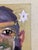 Folk Art Unknown, Outsider Folk Art Expressionist Rabbi Israeli Painting Signed Hebrew Jewish Star For Sale - Image 3 of 5