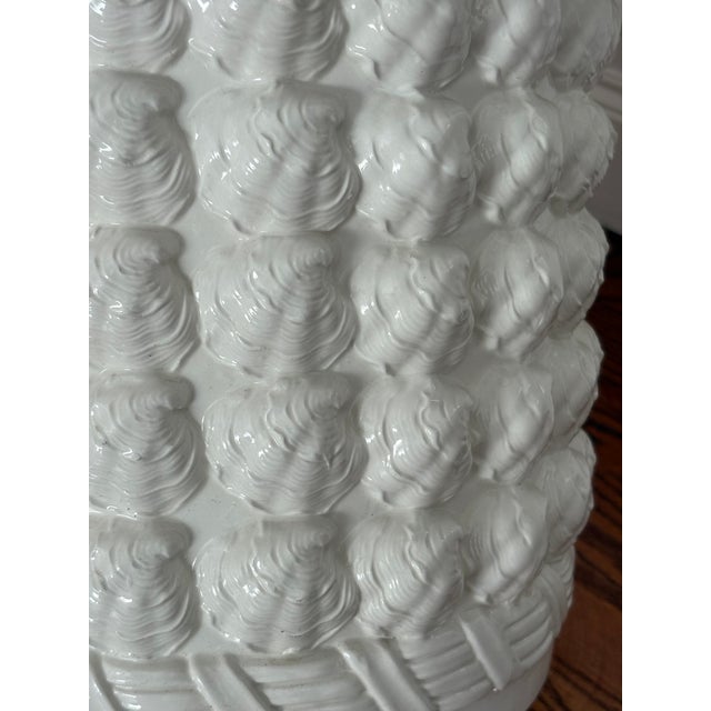 1970s Vintage Clamshell Trompe Le' Oeil Garden Stool -Made in Italy For Sale - Image 11 of 12