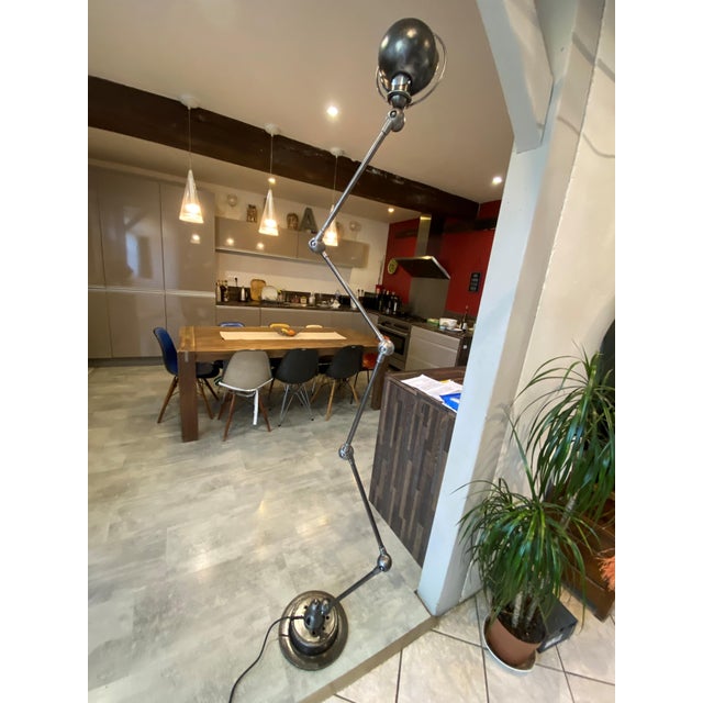 Metal Floor Lamp by Jean-Louis Domecq for Jieldé, 1950s For Sale - Image 7 of 18