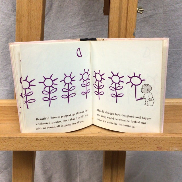 First Edition Hardcover Copy of the Children's Book Harold's Fairy Tale by Crockett Johnson For Sale - Image 4 of 9