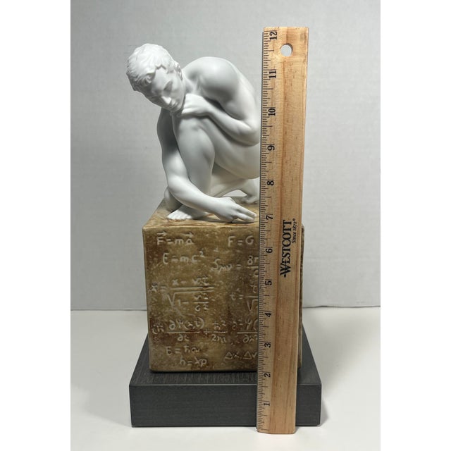Lladró Scientia Porcelain Man Figurine Matte Finish #1018018 Mint Condition! For Sale - Image 12 of 13