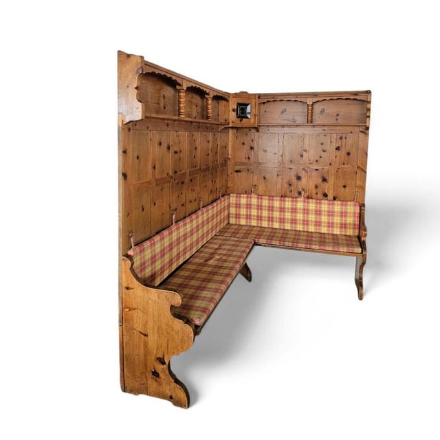 Tiroler Corner Panels and Bench, 1950s For Sale - Image 4 of 18