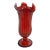 Mid 20th Century Red Art Glass Deco Vase For Sale