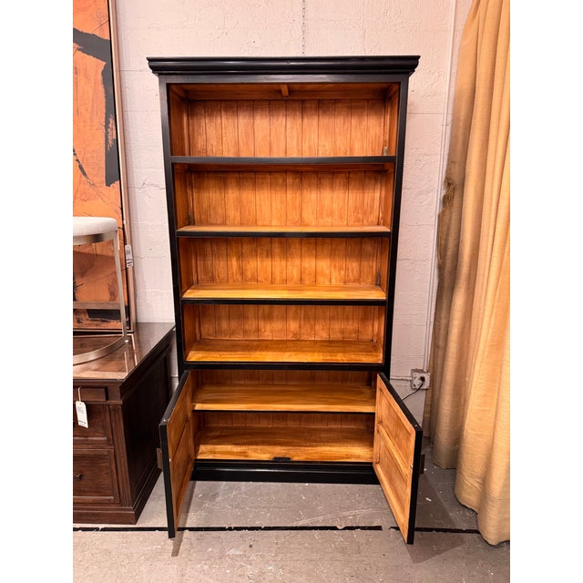 Traditional Asian Wood Storage Bookcase For Sale In San Francisco - Image 6 of 12