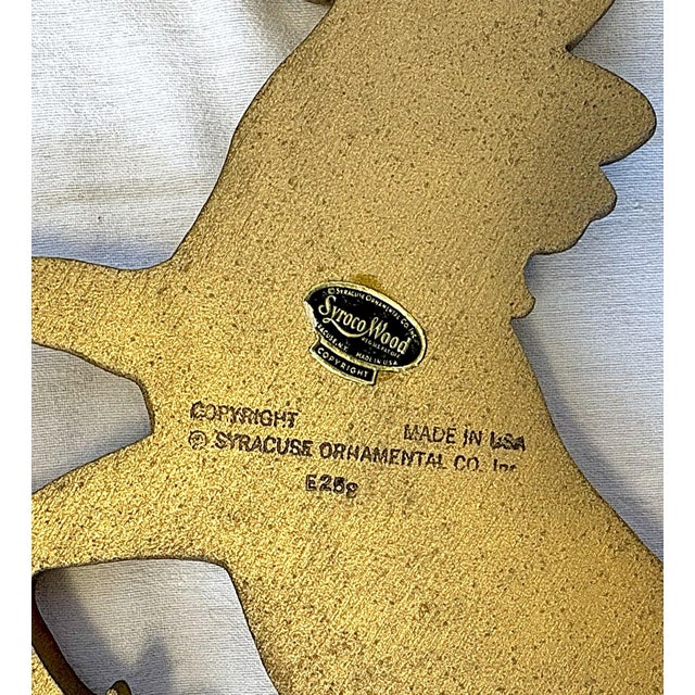 Vintage MCM Syroco Wood Rodeo Horses- A Pair For Sale - Image 12 of 12