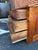 Antique Victorian Eastlake Solid Wood and Burledwood Marble Dresser With Knapp Joint For Sale - Image 14 of 17