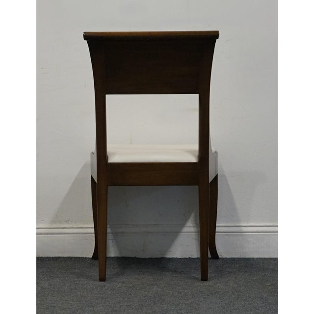 Wood Baker Furniture Solid Mahogany Transitional Contemporary Dining Side Chair 2899-3579 For Sale - Image 7 of 10