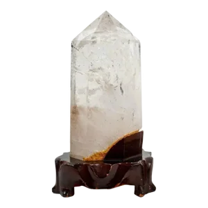 Natural Rock Crystal Tower Obelisk