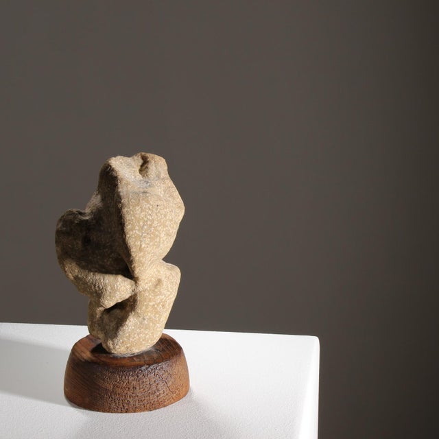 1970s Hans-Hermann Lippold, Metamorphose, 1971, Stone on Wood Base For Sale - Image 5 of 8