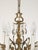 Offered for your consideration is an Antique 5 Light Sensational Shinning Swanky Brass Cut Lead Crystal Chandelier. The...