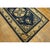 1920s Navy Blue Medallion Oriental Antique Chinese Peking Small Rug 3' X 4'10'' For Sale In New York - Image 6 of 9