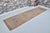Textile 1950s Long Pastel Turkish Rug, Minimalist Runner for Hallway or Entryway For Sale - Image 7 of 10
