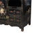 Chinese Ebonized & Gilt Credenza With Inlaid Figural & Floral Soap Stone 20thC For Sale - Image 4 of 16