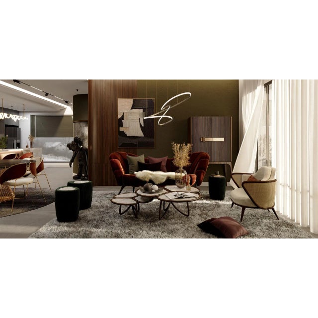 Cappadocia Stool by Alma De Luce For Sale - Image 6 of 7