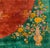 Orange 1920s Orange Open Field Floral Modern Antique Chinese Art Deco Knotted Wool Rug For Sale - Image 8 of 11