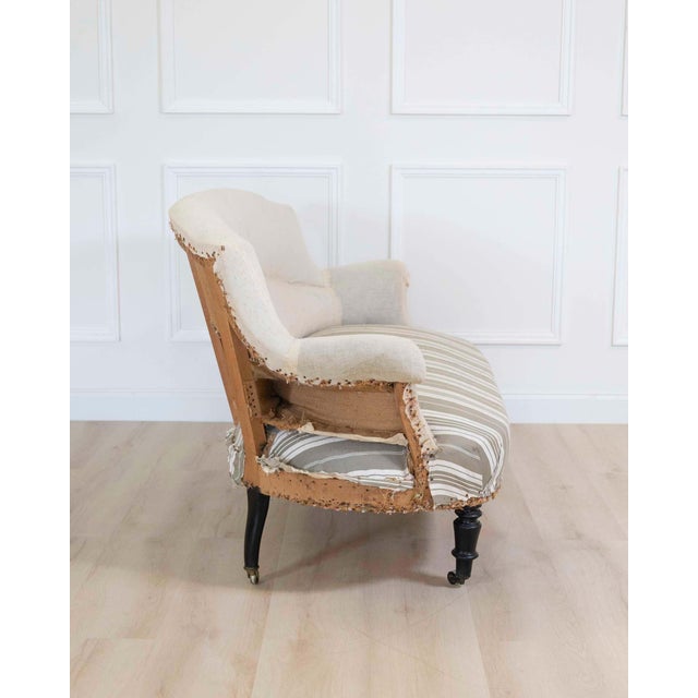 19th Century French arch top sofa, Ready to Upholster For Sale In Atlanta - Image 6 of 6