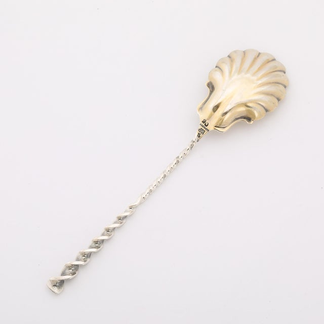 Metal Arts & Crafts Movement Sterling Serving Spoon Signed Whiting Manufacturing For Sale - Image 7 of 9