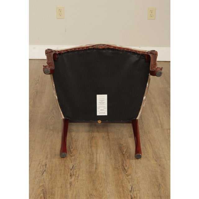 2010s Rococo Style Carved Mahogany Side Chairs - A Pair For Sale - Image 12 of 13
