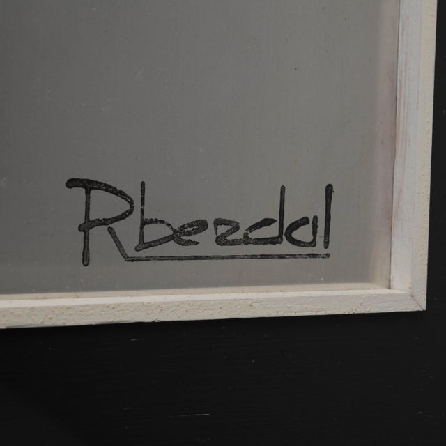 Paint 20th Century Belgian Painting By Rene Berdal For Sale - Image 7 of 9