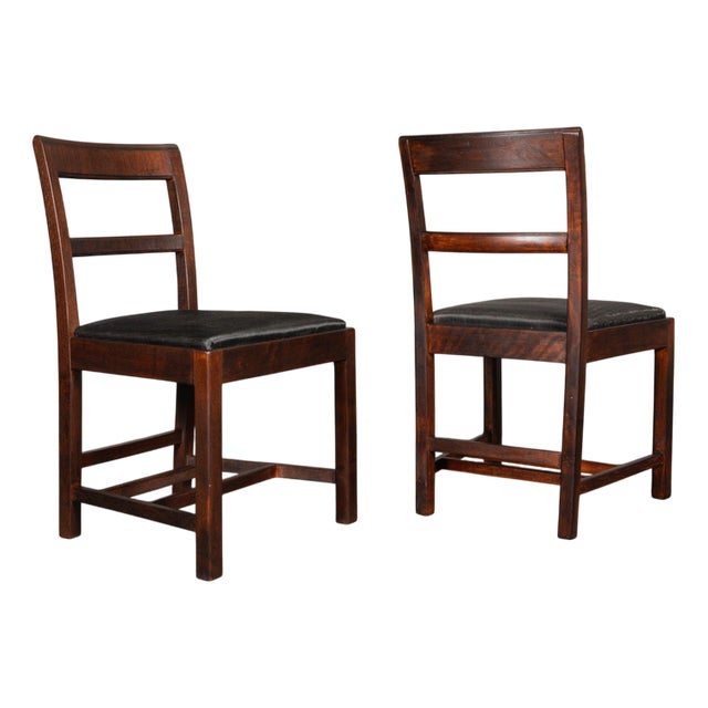 Art Deco Side Chairs, 1930s, Set of 2 For Sale