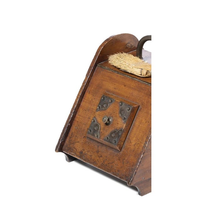 Antique Coal Box, 1800s For Sale - Image 3 of 8