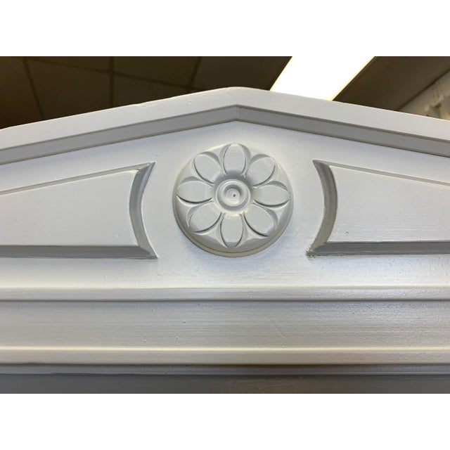 Antique Neoclassical Headboard Re-Purposed Into Bench For Sale In West Palm - Image 6 of 11