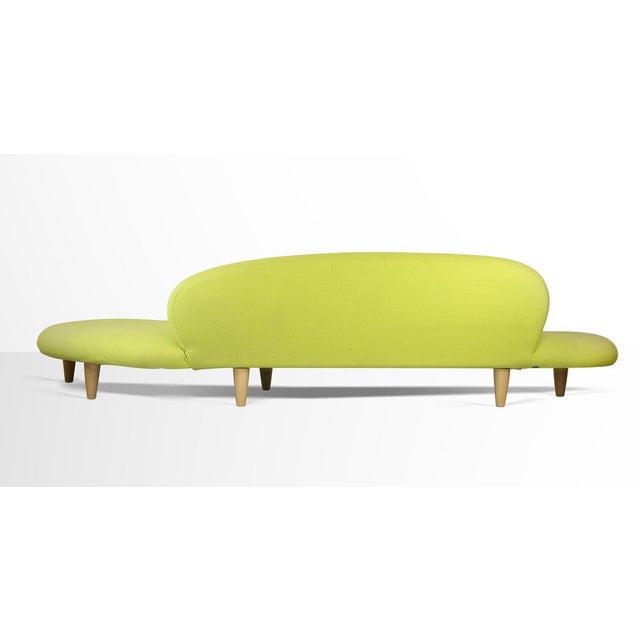 Isamu Noguchi Freeform Sofa in Wood and Fabric by Isamu Noguchi, Vitra, Germany, 2002 For Sale - Image 4 of 7